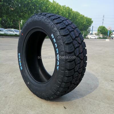 China NATURE RUBBER+STEEL+polyester straight tire BEARWAY BRAND mud tire 235/65R17LT- 20H 4 X4 light truck off-road tire for sale