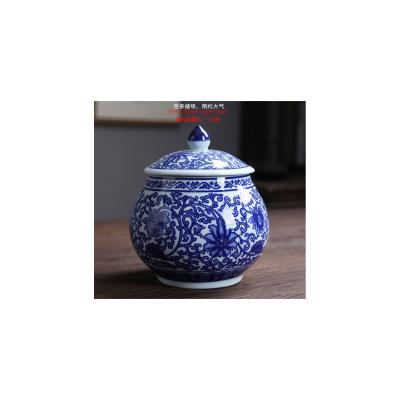 China Good Quality Classic Moq 180pcs Blue&white China Ceramic Tea Suitable Steamable Price Can for sale