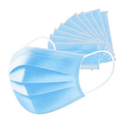 China All 3 Ply Disposable Medical Face Shield Medical Safety Masks For Hospital for sale