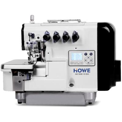 China Garment Shops HW-950E-13-ED2 All-in-One Magnetic 2 - Automatic Super High Speed ​​Direct Drive 4 - Thread Overlock For Heavy Material for sale