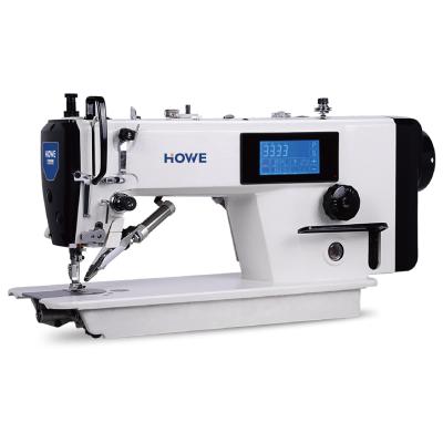 China Garment shops HW-9000E-D5S-N2-02 DIRECT DRIVE MINI-OIL FIVE-AUTO-FUNCTIONS HIGH SPEED LOCKSTITCH SEWING MACHINE for sale