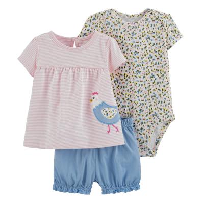 China 100% Cotton Newborn Clothing Summer Romper Unisex Baby Clothes Toddler Boy Clothes Baby Clothes for sale