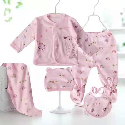 China Wholesale 5 Colors Spring Cotton Baby Clothes Newborn Clothes QUICK DRY Infant Boys Gift Set 6 Months Baby Clothes for sale