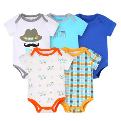 China High quality 100% cotton antibacterial knit baby romper clothes fashion wholesale baby clothing for sale