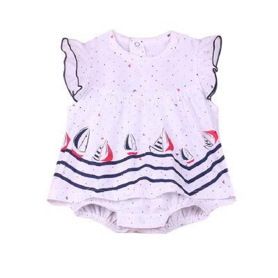 China Lovely Soft Colorful Baby Dress Design Cotton Baby Clothes Summer Dress for sale