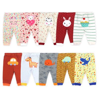 China Anti-pilling Cartoon Children Baby Boy Newborn Girl Clothes Baby Long Pants Cotton Pants Infant Outfits for sale