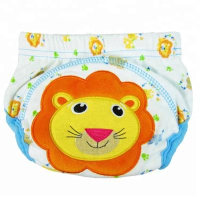 China Washable Jacquard Cotton Diaper Baby Underwear Training Pants for sale