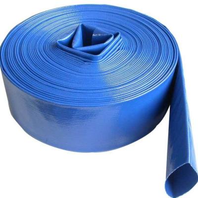 China PVC Heavy Duty Lay Flat Discharge And Backwash Hose For Water Transfer Applications for sale