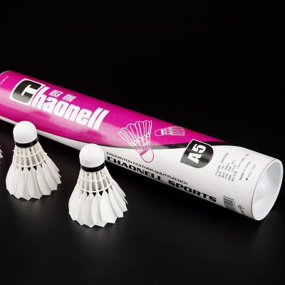 China The best winner badminton tournament shuttlecock professional strong anti-knock white speed 76/77/78 professional tournament prize for sale