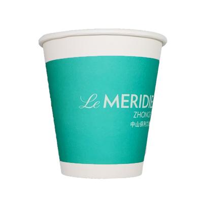 China Custom Disposable Single Wall Coffee Cups Biodegradable Top Selling Paper Cups 8oz 12oz 16oz Logo Disposable Single Wall Paper for sale