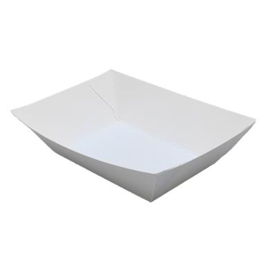 China Customized Recyclable Fried Chicken Snack Paper Boat Tray For Food Packaging Boat Tray Biodegradable Disposable Kraft Paper for sale