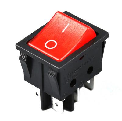 China DPDT Socket 16(6)A 250V On-On 6 Pin Rocker Switch Illuminated Tranquer TR-019B T125 for sale