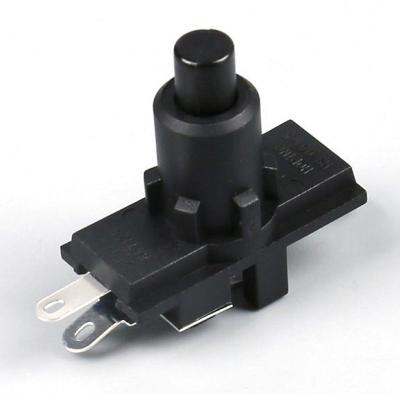 China High Quality Tranquer Plug On Off 2 Positions T125 5A 250V Plastic Push Button Switch for sale