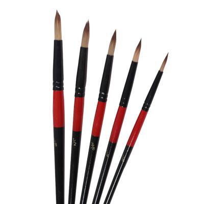 China The Haihui Chinese Ancient Inscription Brush New Acrylics 5pcs Watercolor Oil Painting Brush Double Color Nylon Hair Paint Brush High Quality Brush Fineliner Swamp for sale