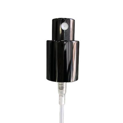 China Non Spill Good quality 18/415 aluminum perfume pump sprayer screw silver black gold mist spray pump for sale