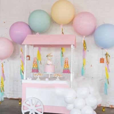 China 18inch Macaroon Wedding Birthday Party Celebration Round Balloons Large Eco-Friendly Balloons for sale