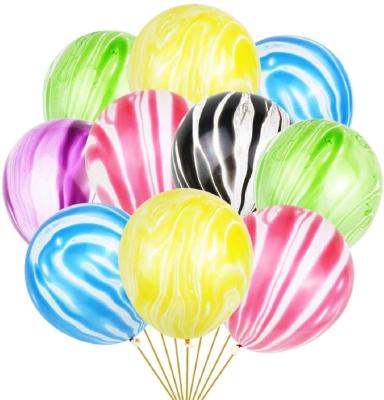 China Customized eco-friendly agate balloon full range of latex balloon agate balloon manufacturers for sale