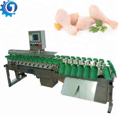 China High Efficiency Easy Operate Chicken Leg Sorting Weighing Weight Grading Machine Chicken Grading Machine for sale