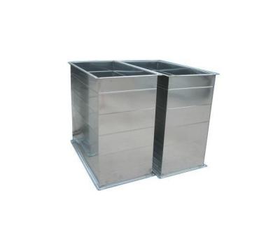 China Long Lifespan HVAC System Rectangular Duct Air Muffler Duct For Ventilation Stainless Steel Air Duct for sale