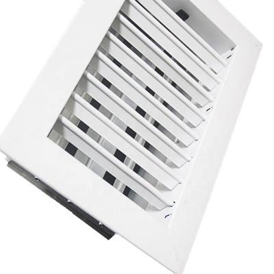 China Wholesale Aluminum Supply Wholesale Air Conditioning Grille Double Deflection Commercial HVAC Diffuser Ventilation System for sale