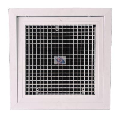 China High Quality Simple Structure Aluminum Alloy Air Ventilation HVAC Egg Crate Grill Customized for sale