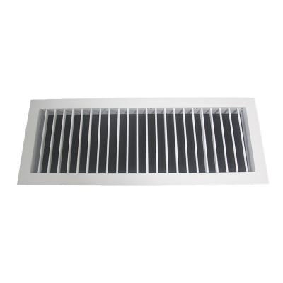 China Simple Structure Linear Structure Deflection Air Grille Ventilation Aluminum Air Vent Grille Aluminum Blade Ceiling System for sale