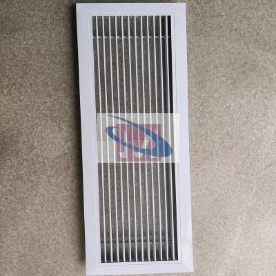 China Simple Structure Design Customized Colored Available Linear Bar Air Ventilation Ceiling Grilles for sale