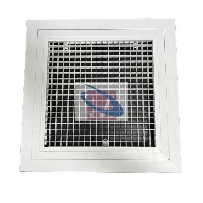 China Wholesale Customized Simple Structure Air Ventilation Aluminum HVAC Egg Crate Open Square Ventilation Grill High Quality for sale