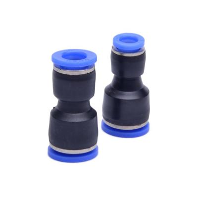 China energy & Mining PG10-6 10mm To 6mm Push In Quick Fittings Straight Connector For Compressor Air Hose for sale