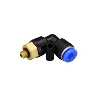 China energy & Mining PL4-M5, Male M5 Thread To 4mm Elbow Connector Pneumatic Fittings for sale