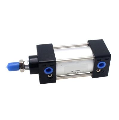 China Compact Acting Air Pneumatic Cylinder SC40*25/40mm High Quality Shops Bore 25mm Stroke Construction Material Double for sale