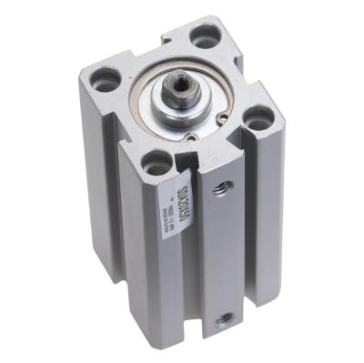 China Building Material Shops 50mm Bore 80mm Stroke Stainless Steel Pneumatic Air Cylinder SDA50-80 for sale