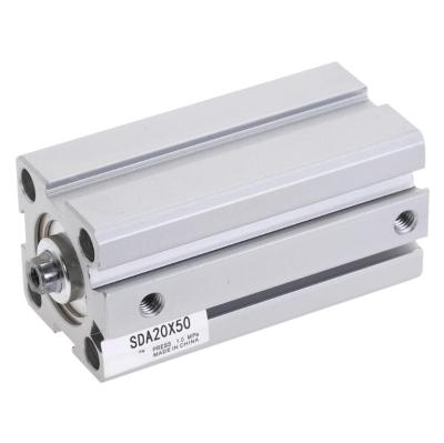 China Building material stores SDA SDA63-100 series63mm hole 100mm stroke stainless steel air pneumatic cylinder for sale