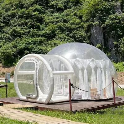 China Inflatable Pop Up Camping Bubble Tent For Sale PVC Hotel Clear Transparent Air Tent Portable Outdoor Camping Event Wedding Party for sale