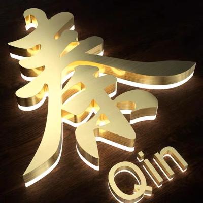 China Building Decors Lit 3D Acrylic Channel Letters Lighting Led Logo Signage Illuminated Channel Letter Sign for sale