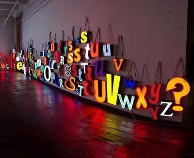 China Colorful Led Light Backlit Buildings Outdoor Advertising Signs Signboard Channel Letter For Decoration for sale