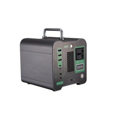 China Easy Fast Charging Carry 2021 New Arrival 300W Outdoor Camping Portable Lithium AC Solar DC Generator Power Banks and Power Station for sale