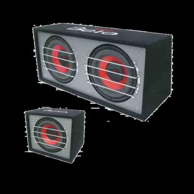 China Play Music MDF To Line Single / Dual Sealed Box Bass Subwoofer Passive Speaker Enclosures for sale