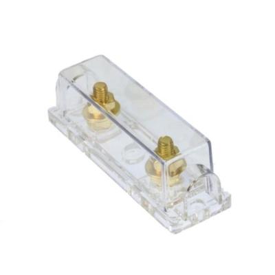 China 4 GA Inline Circuit Protection Anl Fuse Holder 0 Gold Plated 60A-300A Nickel Plated for sale