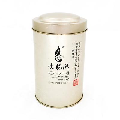 China Recycled Food Tea Tin Box Materials Environment Eco-friendly Middle Cylinder Airtight TIN BOX for sale