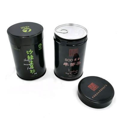 China Top Hot Selling Top Airtight Round Coffee Screwed Empty Screwed Tin Can With Easy Open End Or Peelable Foil for sale