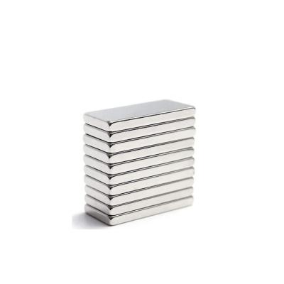 China Industrial magnet super strong rare earth n52 block neodymium rectangular magnet for sale