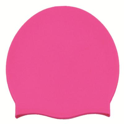 China Swim Swimming Cap With Solid Silicone Anti-skid Waterproof Long Hair Swimming Caps For Men And Women for sale