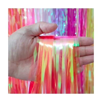 China Party Decoration China Supplier White Foil Fringe Curtains Party Event Decoration Decoration Foil Fringe Curtain Party for sale