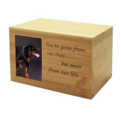 China Wholesale Viable Burial Wooden Urns Pet Dog Cat Ash Urn Cremation Ashes for sale