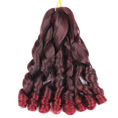 China Free Sample Curl Synthetic Yaki Ombre Curly Braiding Hair For Braiding Hair Wholesale Synthetic Braiding Hair Extension for sale