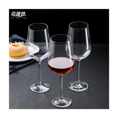 China Elegant Crystal Charms Tall Stem Wine Glass Goblet Fun Custom Vintage Wine Red Wine Glass And White Glass Customize for sale