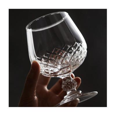 China Wholesale Brandy Glass Dwarf Brandy Brandy Modern Exquisite Fashionable Cup Design Brandy Brandy With Logo Custom Service for sale