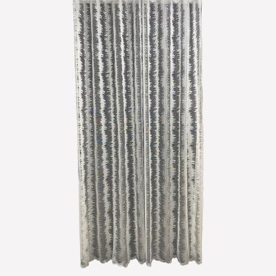 China modern wholesale cheap white silk warp knitting curtains for living room bedroom for sale