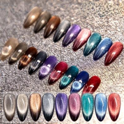 China 2022 Summer Cat Eye Gel Polish Reflective Glitter UV Gel Nail Polish Nature Resin for sale